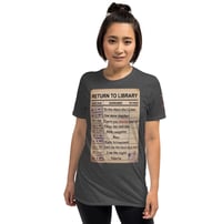 Image 2 of Return to library- quotes- Short-Sleeve Unisex T-Shirt