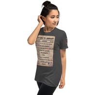 Image 3 of Return to library- quotes- Short-Sleeve Unisex T-Shirt