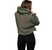 Image 4 of Book Hangover Cropped Hoodie, Cotton Poly Fleece, Raw Hem Statement Piece