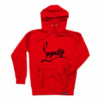 Loyalty hoodie (Red/Black)