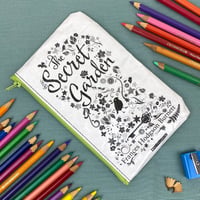 Image 1 of The Secret Garden, Illustrated Book Page Pencil Case