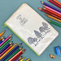 Image 1 of Anne of Green Gables, L. M. Montgomery Book Page Pencil Case 