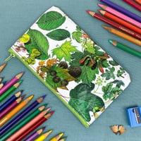 Image 1 of Tree Leaves, Wild Flower Guide Book Page Pencil Case