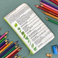 Image 2 of Tree Leaves, Wild Flower Guide Book Page Pencil Case