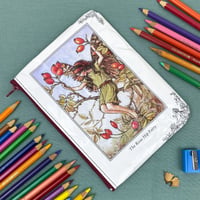 Image 1 of Flower Fairies, Book Page Pencil Case, Rose Hip Fairy, Cicely Mary Barker