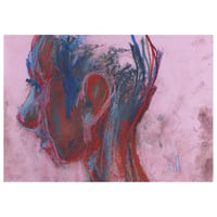 Image 1 of Threads- Sketchbook Drawing in Soft Pastels, Charcoal and Pencil on Paper 
