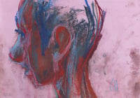 Image 2 of Threads- Sketchbook Drawing in Soft Pastels, Charcoal and Pencil on Paper 