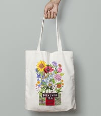 Image 3 of Set of Three Flowers Tote Bags