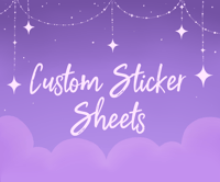 Hand Drawn Sticker Sheets