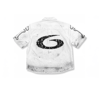 Image 2 of Teddy Bones Spray-Paint Button Down