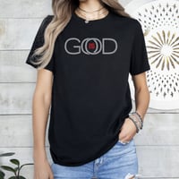 Image 2 of God Is Good Rhinestone Tee
