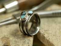 Image 1 of Turquoise Spinner Ring