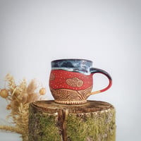 Image 3 of #2 Hwyrnos Goch. Red Nightfall Mug.