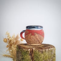 Image 1 of #4 Hwyrnos Goch. Red Nightfall Mug. 