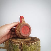 Image 4 of #4 Hwyrnos Goch. Red Nightfall Mug. 