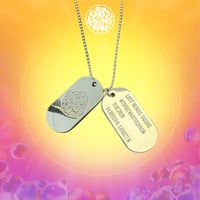Military Dog Tags + Chain