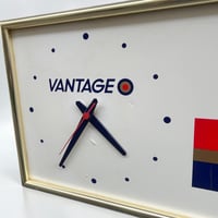 Image 5 of Horloge murale publicitaire vintage de cigarettes VANTAGE années 1980 - Import Japon
