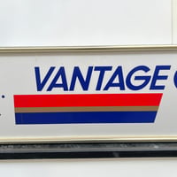 Image 3 of Horloge murale publicitaire vintage de cigarettes VANTAGE années 1980 - Import Japon