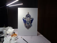 Image 7 of Diamond Imperial Double Head Eagle in Diamonds and Sapphires. Pt 2