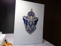Image 6 of Diamond Imperial Double Head Eagle in Diamonds and Sapphires. Pt 2