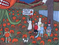 Image 4 of "Welcome Great Pumpkin" Signed 8.5x11 Print