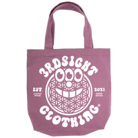 Flower of life Badge Tote Bag 