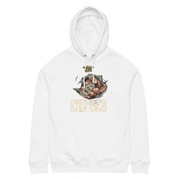 Image 1 of Unisex organic side pocket hoodie - Locally Hated Merch - No Excuses 
