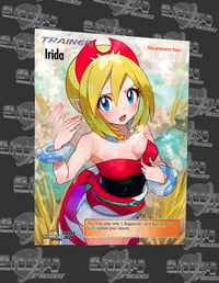 Irida-SHS05-Shinyoricas-Goddess story custom Pokémon Waifu Card-Firework finish 2026