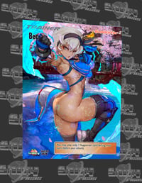 Bea-SHS10-Shinyoricas-Goddess story custom Pokémon Waifu Card-Firework finish 2026