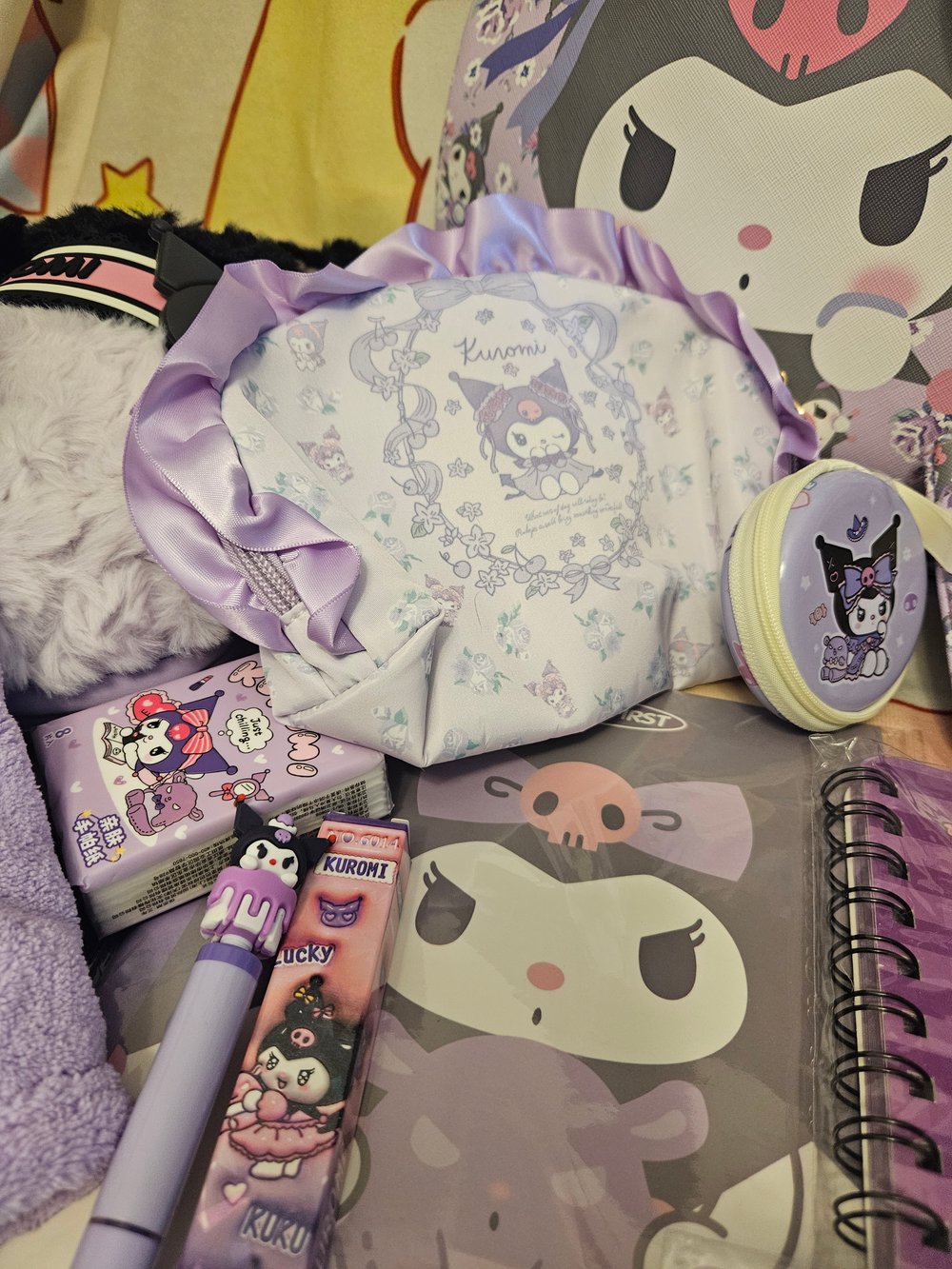 Image of Kuromi Purple Flower Bundle 