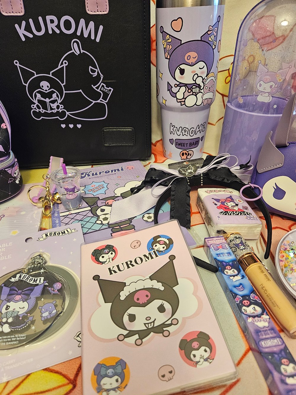 Image of Kuromi Leather Totebag Bundle 