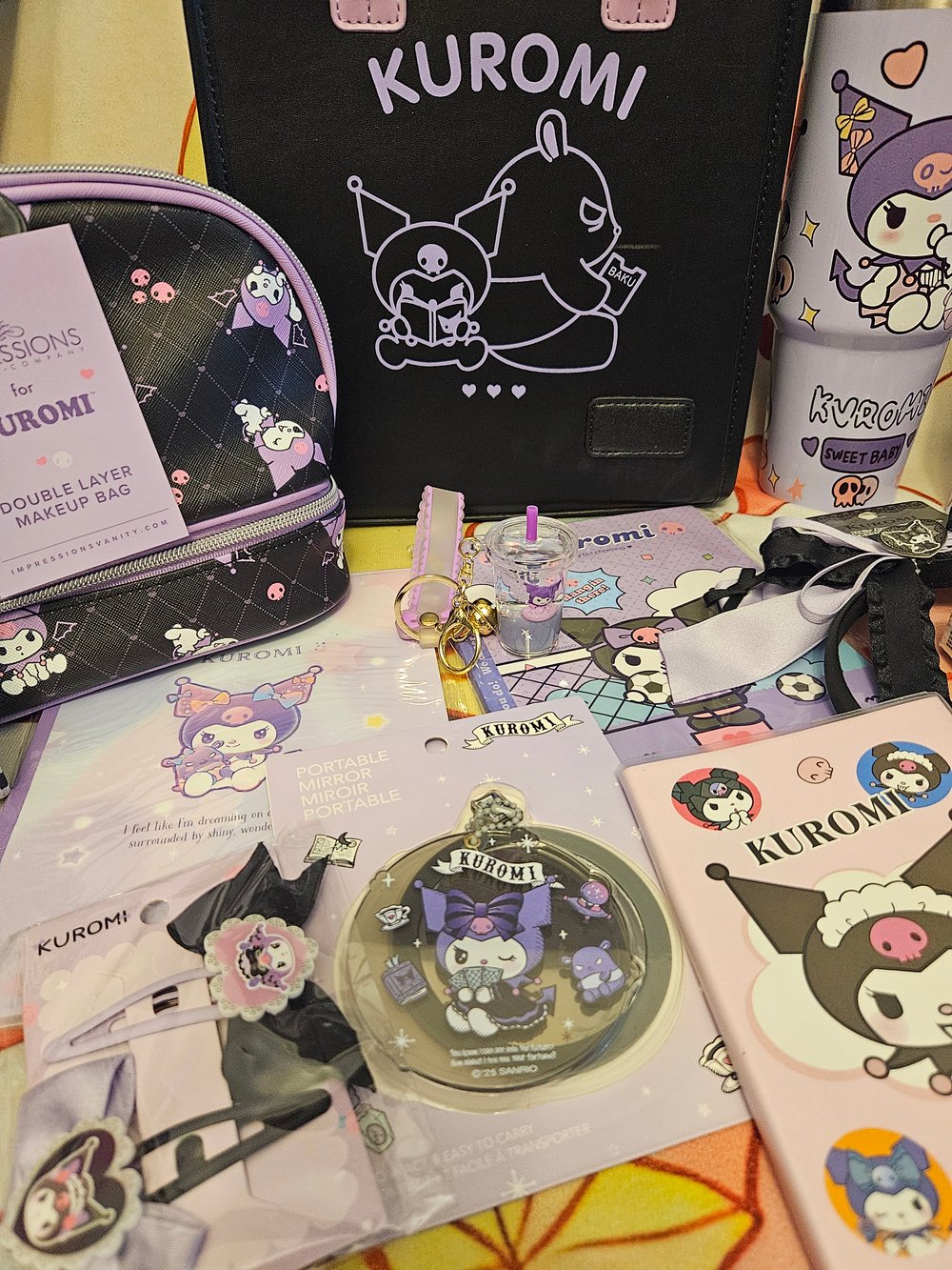 Image of Kuromi Leather Totebag Bundle 