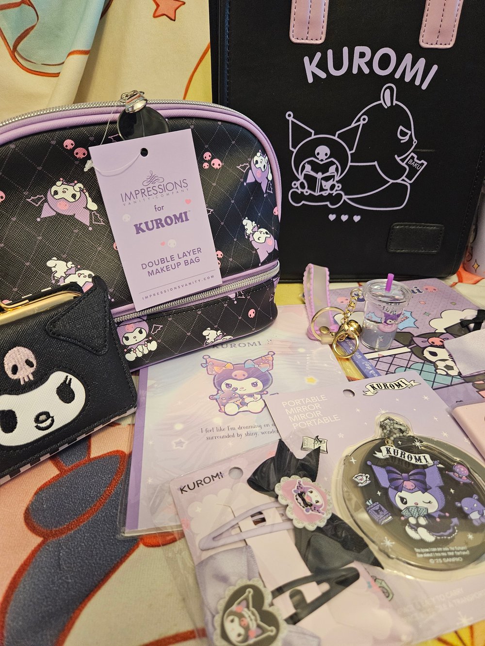 Image of Kuromi Leather Totebag Bundle 