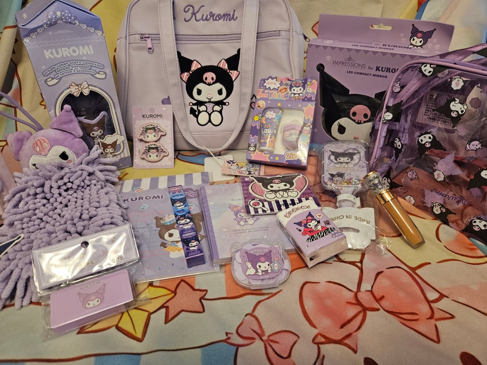 Image of Kuromi Shoulder Bag Bundle 