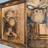 Image 1 of "Conquer and Breed" Karloff Monkey Original Painting