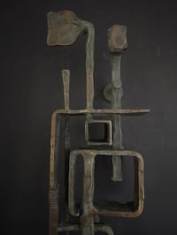 Image 2 of Large Bronze Sculptural Door Handle, European 20th Century