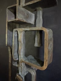 Image 3 of Large Bronze Sculptural Door Handle, European 20th Century