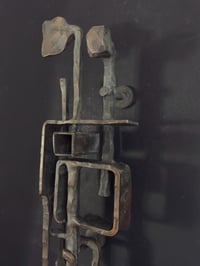 Image 5 of Large Bronze Sculptural Door Handle, European 20th Century