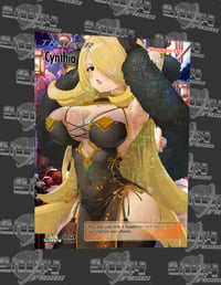 Cynthia-SHS28-Shinyoricas-Goddess story custom Pokémon Waifu Card-Firework finish 2026