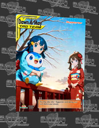Dawn & May-SHS38-Shinyoricas-Goddess story custom Pokémon Waifu Card-Firework finish 2026