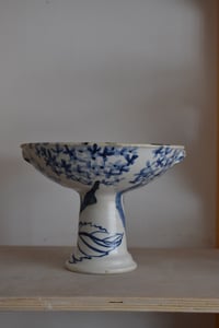 Image 1 of Hydrangea Pedestal Bowl