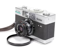 Image 3 of Rolleiflex Rollei B35 35mm film camera + Carl Zeiss Triotar 40mm F3.5 #2788