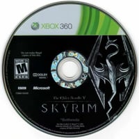 Skyrim Xbox 360 Disk Rug