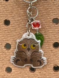 Seated Owlbear Key Chain Holder