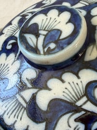 Image 4 of Hand-Painted Floral Ceramic Lidded Dish