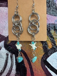 Prairie Relic Chainmail Earrings 