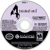 Resident Evil 4 Gamecube Disk Rug