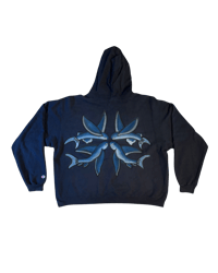 Image 2 of Flying Fish Hoodie front/back (XL/XXL)