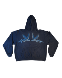 Image 1 of Flying Fish Hoodie front/back (XL/XXL)
