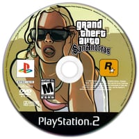 GTA San Andreas PS2 Disk Rug
